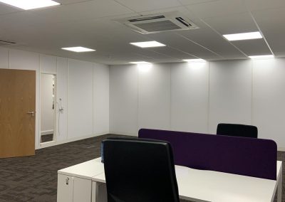 Complete office reconfiguration, Bagshot