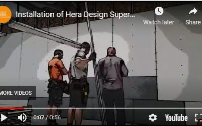 Installation of Hera Design Superfine Bespoke Wall Panels from AMF